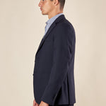 Giacca da Uomo Due Bottoni con Tasche a Toppa Eleganza Casual e Stile Sartoriale. GAI1622H BLU HAMAKI-HO