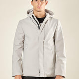 Giubbino da Uomo Invernale con Cappuccio e Interno in Ecopelliccia. Comfort e Stile per lInverno OC1F2W5J12 GHIACCIO OVER-D