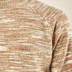 Maglia Uomo Manica Lunga Fantasia in Ciniglia con Girocollo Alto. Comfort e Stile Invernale. OE1F2W5M67 OLIVA OVER-D