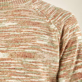 Maglia Uomo Manica Lunga Fantasia in Ciniglia con Girocollo Alto. Comfort e Stile Invernale. OE1F2W5M67 OLIVA OVER-D