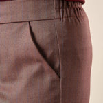 Pantalone Donna Curvy con Elastico  Eleganza e Comfort per Ogni Giorno. F646YBFDIOMIRA AMARONE Lizalù