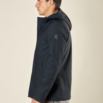 Giubbino da Uomo Invernale con Cappuccio e Interno in Ecopelliccia. Comfort e Stile per lInverno OC1F2W5J12 BLU OVER-D