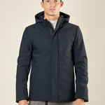 Giubbino da Uomo Invernale con Cappuccio e Interno in Ecopelliccia. Comfort e Stile per lInverno OC1F2W5J12 BLU OVER-D