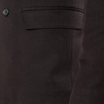 Abito da uomo doppio petto regular fit con tasche con pattina. OC1F2W5A01 NERO OVER-D