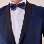 Abito smoking cerimonia elegante giacca monopetto uomo. TM/NAPOLIPRS AVION ITALIAN FORMAT