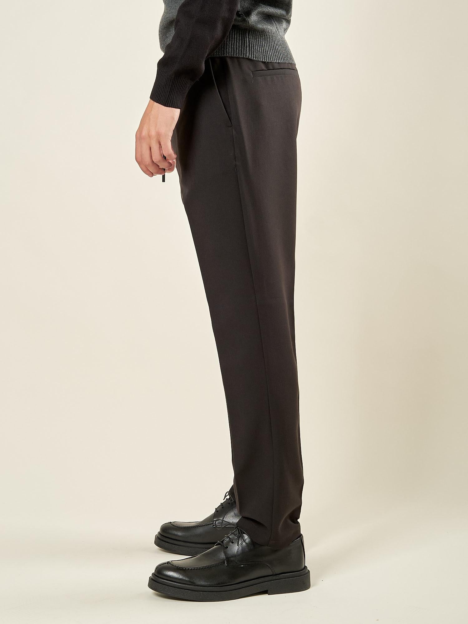 Pantalone da Uomo Invernale Elasticizzato. Modello Pantalaccio. OC1F2W5P07 NERO OVER-D
