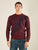 Maglia Uomo Invernale in Poly Wool Finezza 12 con Intarsi Rombi.
