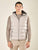 Gilet da uomo trapuntato con cappuccio e tasche con zip. Comfort, stile e protezione in ogni stagione.