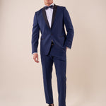 Abito smoking cerimonia elegante giacca monopetto uomo. TM/NAPOLIPRS AVION ITALIAN FORMAT