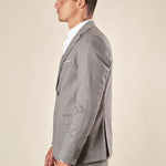 Abito da Uomo Gessato  Giacca Foderata con Pattine e Pantalone con Tasche allAmericana, Vestibilità Regular OC1F2W5A03 GRIGIO OVER-D