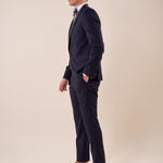 Abito smoking cerimonia elegante giacca monopetto uomo TM/NAPOLIPRS BLU MEDIO ITALIAN FORMAT