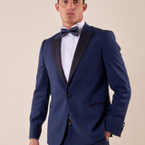 Abito classico cerimonia giacca rever a lancia in raso uomo. TM/NAPOLIPRL AVION ITALIAN FORMAT