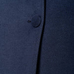 Cappotto donna monopetto. Due bottoni, tasca a pattina e vestibilità affiancata. CP003189 BLU ARTIGLI