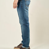 Jeans Uomo 5 Tasche Slim Fit. Stile, Comfort e Versatilità in un Unico Capo M49299 DENIM GUY