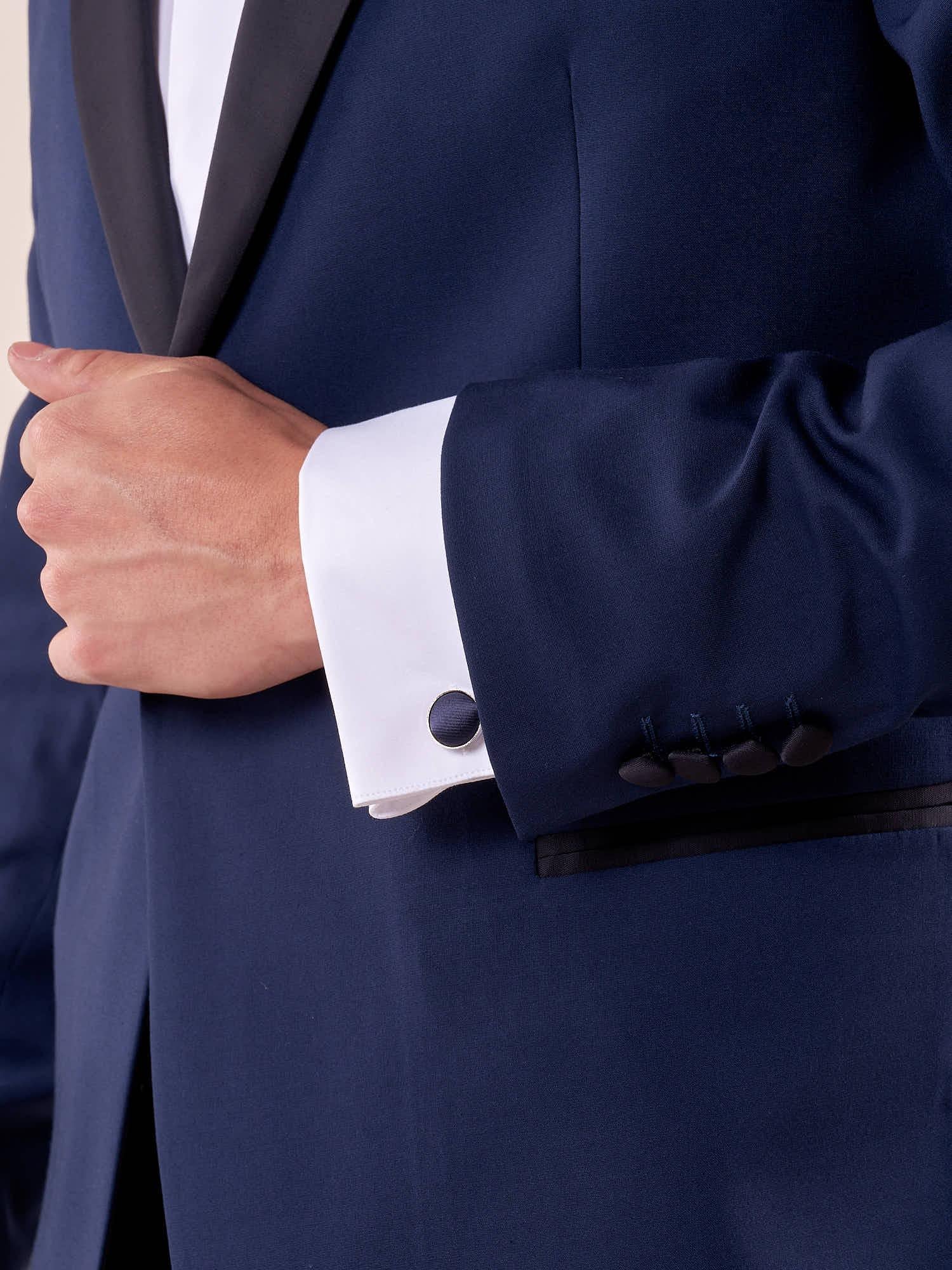 Abito classico cerimonia giacca rever a lancia in raso uomo. TM/NAPOLIPRL AVION ITALIAN FORMAT