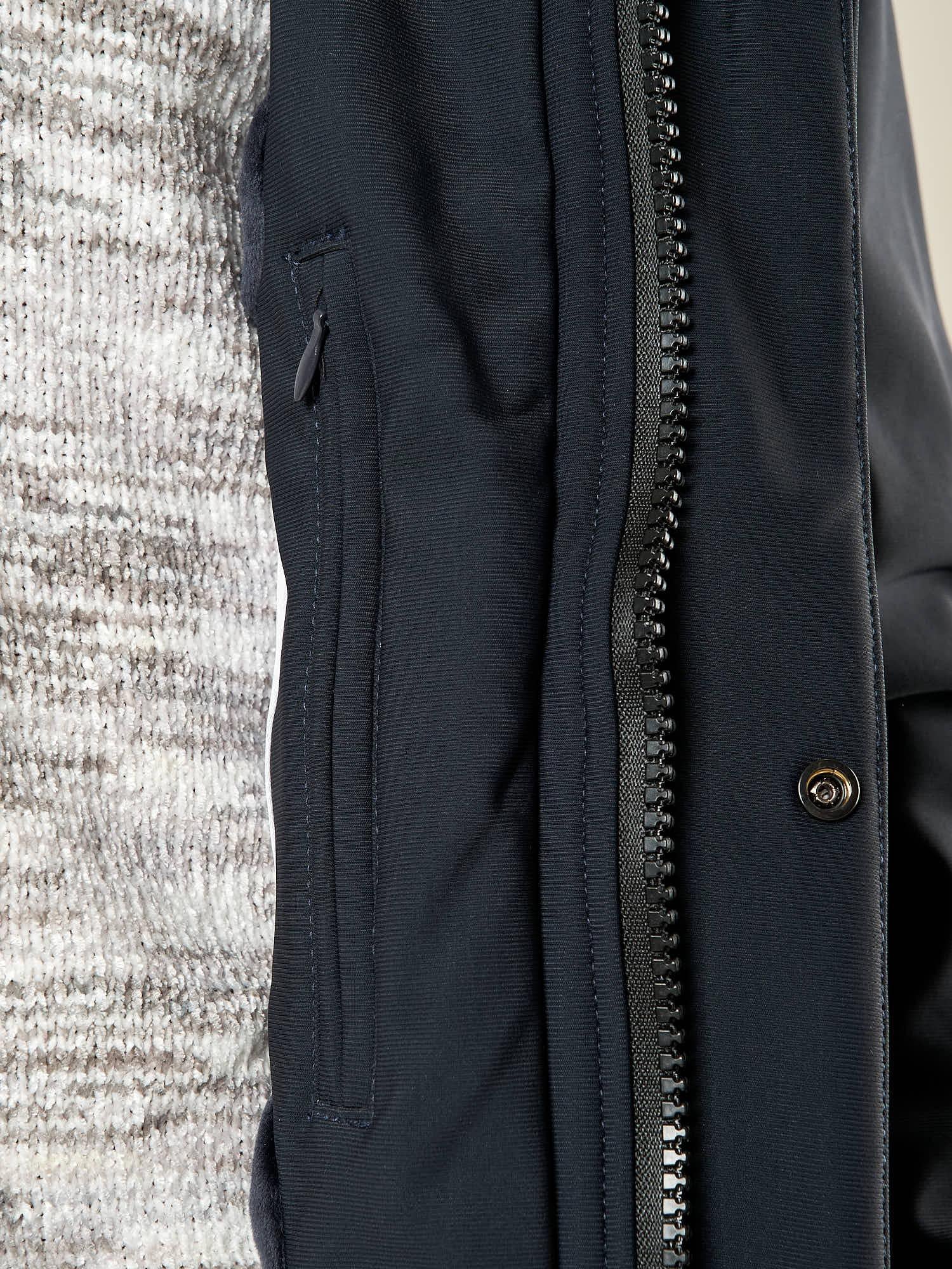 Giubbino da Uomo Invernale con Cappuccio e Interno in Ecopelliccia. Comfort e Stile per lInverno OC1F2W5J12 BLU OVER-D