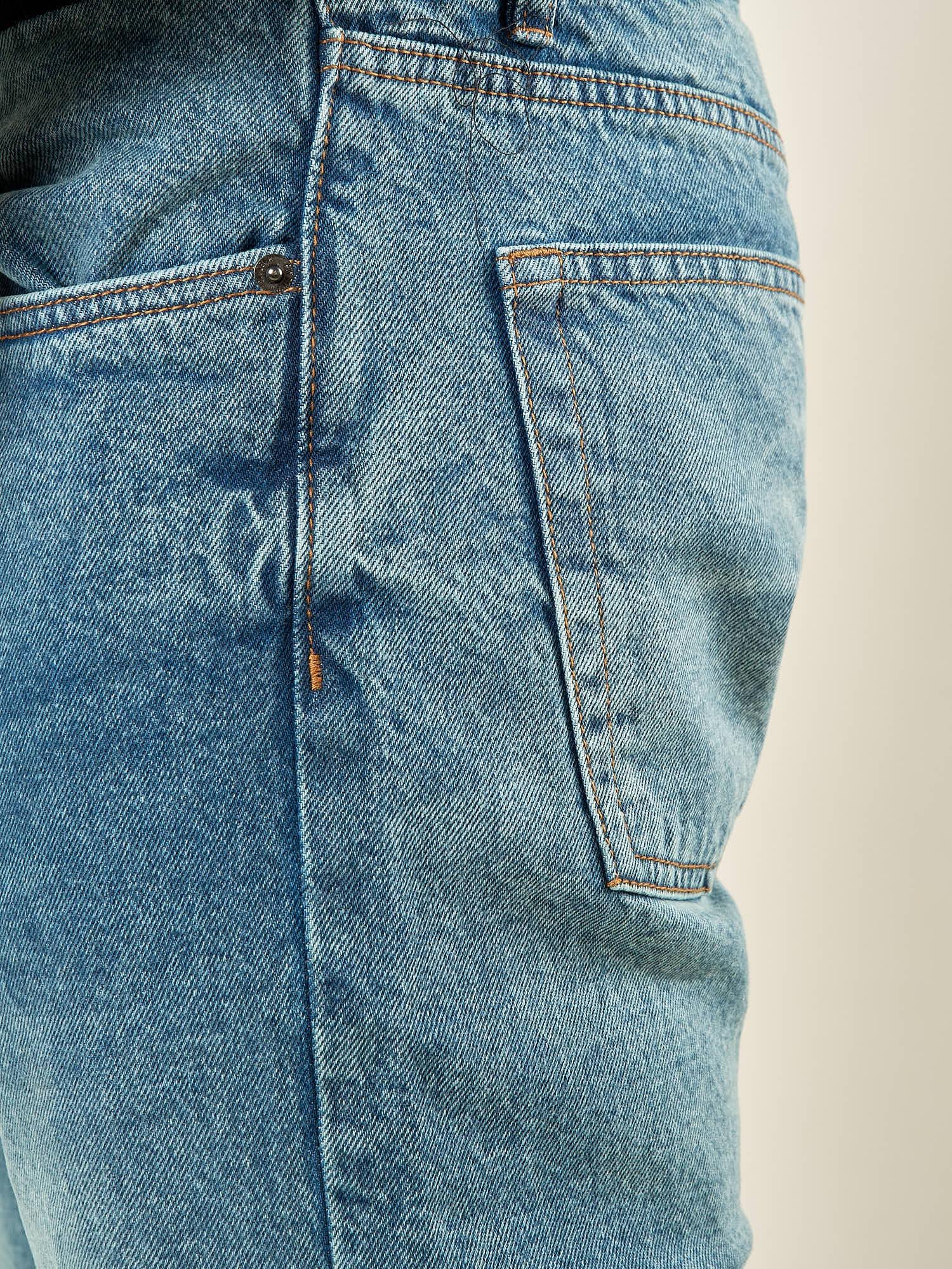 Jeans Uomo 5 Tasche Regular Fit Lavaggio Medio. M49305 DENIM GUY