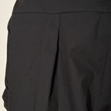 Camicia donna in cotone con pietre sui polsi. Manica lunga, bottoni tono su tono. CA003361 NERO ARTIGLI