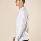 T-shirt da Uomo Girocollo Manica Lunga in Caldo Cotone Comfort Termico e Stile Minimal TI284H BIANCO HAMAKI-HO