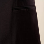 Blazer Donna Curvy in Punto Milano  Rever Classico e Tasca con Friso. F646YBFFILLY NERO Lizalù