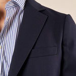 Giacca da Uomo Due Bottoni con Tasche a Toppa Eleganza Casual e Stile Sartoriale. GAI1622H BLU HAMAKI-HO