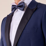Abito classico cerimonia giacca rever a lancia in raso uomo. TM/NAPOLIPRL AVION ITALIAN FORMAT
