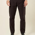 Pantalone da Uomo Invernale in Cotone Elasticizzato con Pinces Vestibilità Regolare. M49448 NERO GUY