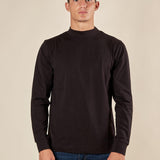 Lupetto Uomo Manica Lunga in Caldo Cotone elasticizzato ComfortTermico e stile essenziale. TI283H NERO HAMAKI-HO