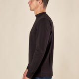 Lupetto Uomo Manica Lunga in Caldo Cotone elasticizzato ComfortTermico e stile essenziale. TI283H NERO HAMAKI-HO