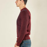 Maglia Uomo Invernale in Poly Wool Finezza 12 con Intarsi Rombi. CON4131225 BAROLO CONSENSO