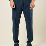 Pantalone da Uomo Invernale Elasticizzato. Modello Pantalaccio. OC1F2W5P07 BLU OVER-D