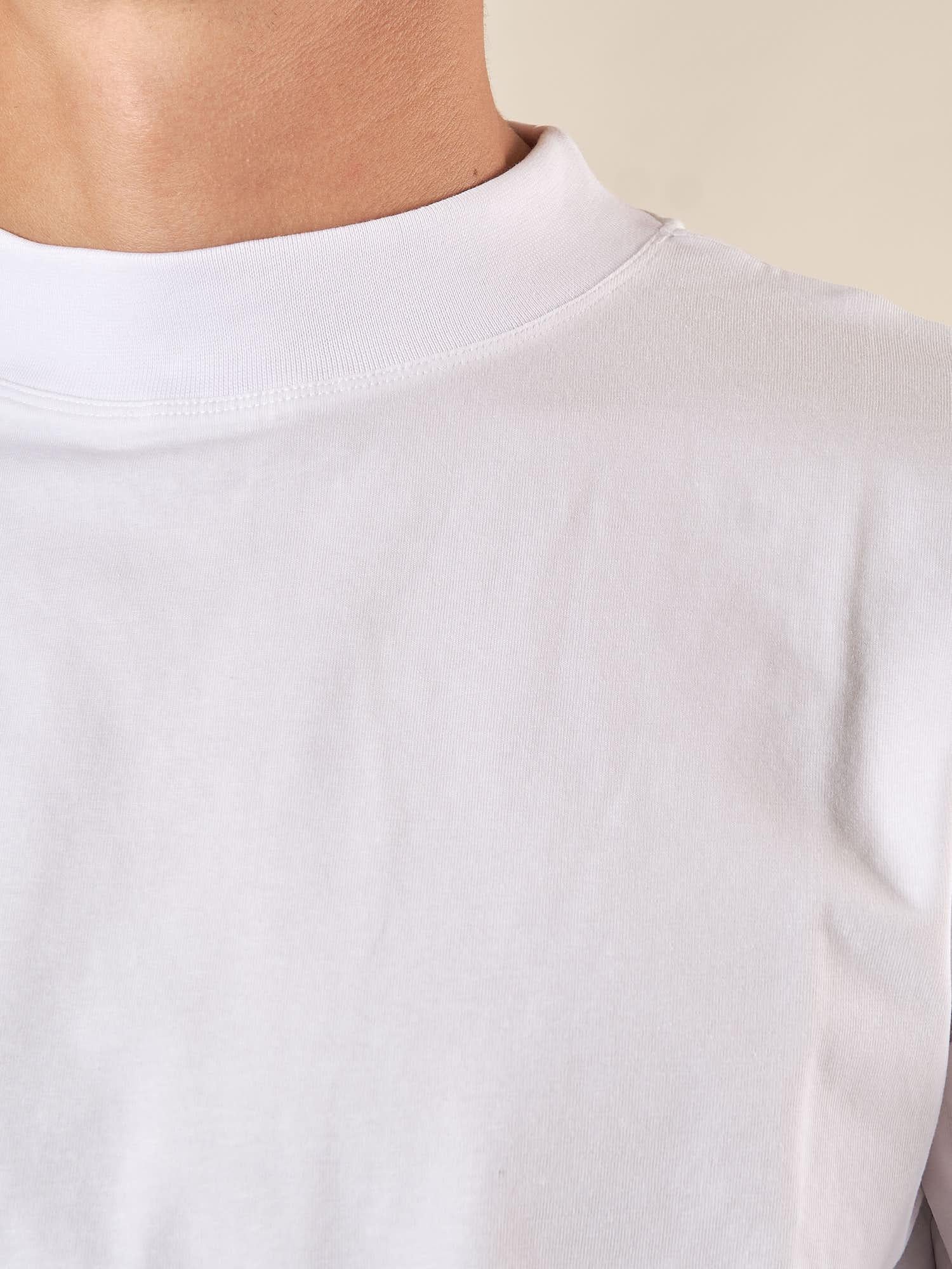 Lupetto Uomo Manica Lunga in Caldo Cotone elasticizzato ComfortTermico e stile essenziale. TI283H BIANCO HAMAKI-HO