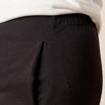 Pantalone Donna Curvy in Punto Milano  Vestibilità a Sigaretta, Tasche a Filetto, Lunghezza alla Caviglia. F708YBFAGGIA NERO Lizalù