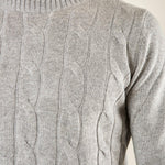 Maglia Uomo in Misto Cashmere a Trecce. Eleganza e Comfort per Ogni Occasione. CON4209225 FELTRO CONSENSO