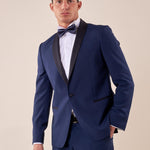 Abito smoking cerimonia elegante giacca monopetto uomo. TM/NAPOLIPRS AVION ITALIAN FORMAT