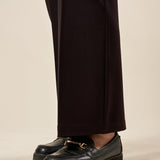 Pantalone Donna Curvy in Punto Milano  Modello Zampetta alla Caviglia con Tasca America. F646YBFFABIA NERO Lizalù