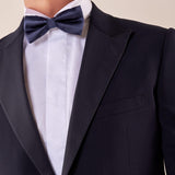 Abito classico cerimonia giacca rever a lancia in raso uomo. TM/NAPOLIPRL BLU ITALIAN FORMAT