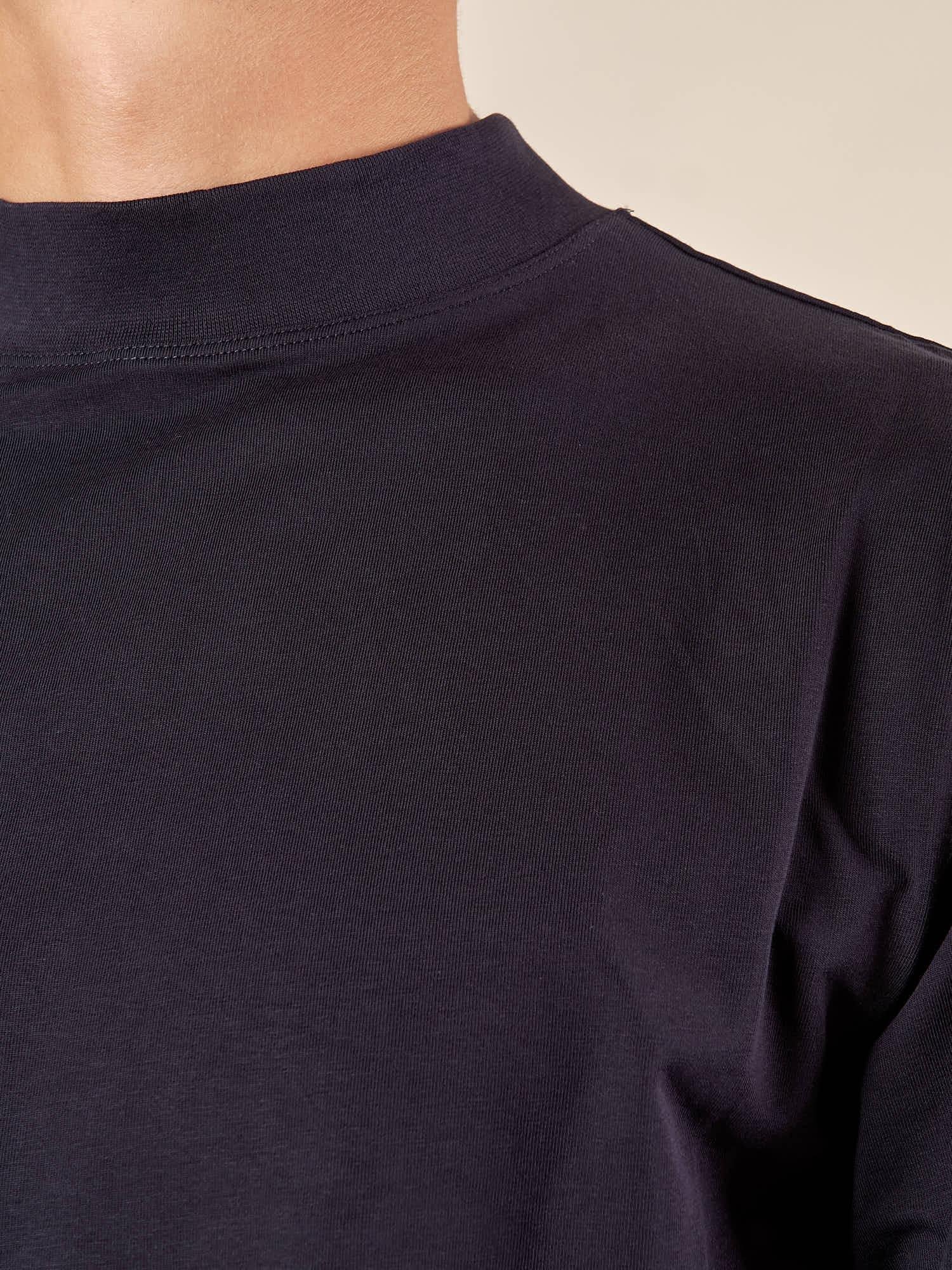 Lupetto Uomo Manica Lunga in Caldo Cotone elasticizzato ComfortTermico e stile essenziale. TI283H BLU HAMAKI-HO