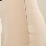 Pantalone donna in tessuto tecnico. Lunghezza alla caviglia con spacchetto laterale e zip invisibile. PA003491 ONICE ARTIGLI