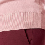 Pantalone Donna Curvy in Punto Milano  Modello Zampetta alla Caviglia con Tasca America. F646YBFFABIA AMARONE Lizalù