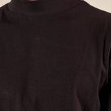 Lupetto Uomo Manica Lunga in Caldo Cotone elasticizzato ComfortTermico e stile essenziale. TI283H NERO HAMAKI-HO