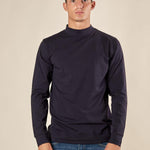 Lupetto Uomo Manica Lunga in Caldo Cotone elasticizzato ComfortTermico e stile essenziale. TI283H BLU HAMAKI-HO