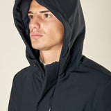 Giubbino da Uomo Invernale con Cappuccio e Interno in Ecopelliccia. Comfort e Stile per lInverno OC1F2W5J12 BLU OVER-D