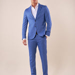 Abito classico in tessuto rigato sartoriale uomo. GIU-ABS80 DENIM MULISH