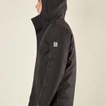 Giubbino Uomo Invernale Soft Shell con Cappuccio. Lunghezza Media. DM9623 NERO DATCH