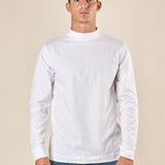 Lupetto Uomo Manica Lunga in Caldo Cotone elasticizzato ComfortTermico e stile essenziale. TI283H BIANCO HAMAKI-HO