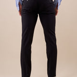 Pantalone da Uomo classico slim fit tasche all'americana. TM/NAP/D/7PANT BLU ITALIAN FORMAT Uomo 