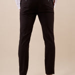 Pantalone da Uomo classico slim fit tasche all'americana. TM/NAP/D/7PANT NERO ITALIAN FORMAT Uomo 