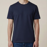 T-Shirt Uomo a Manica Corta in Tessuto Tecnico Traspirante M49930 BLU SUPERIOR VINTAGE Uomo 