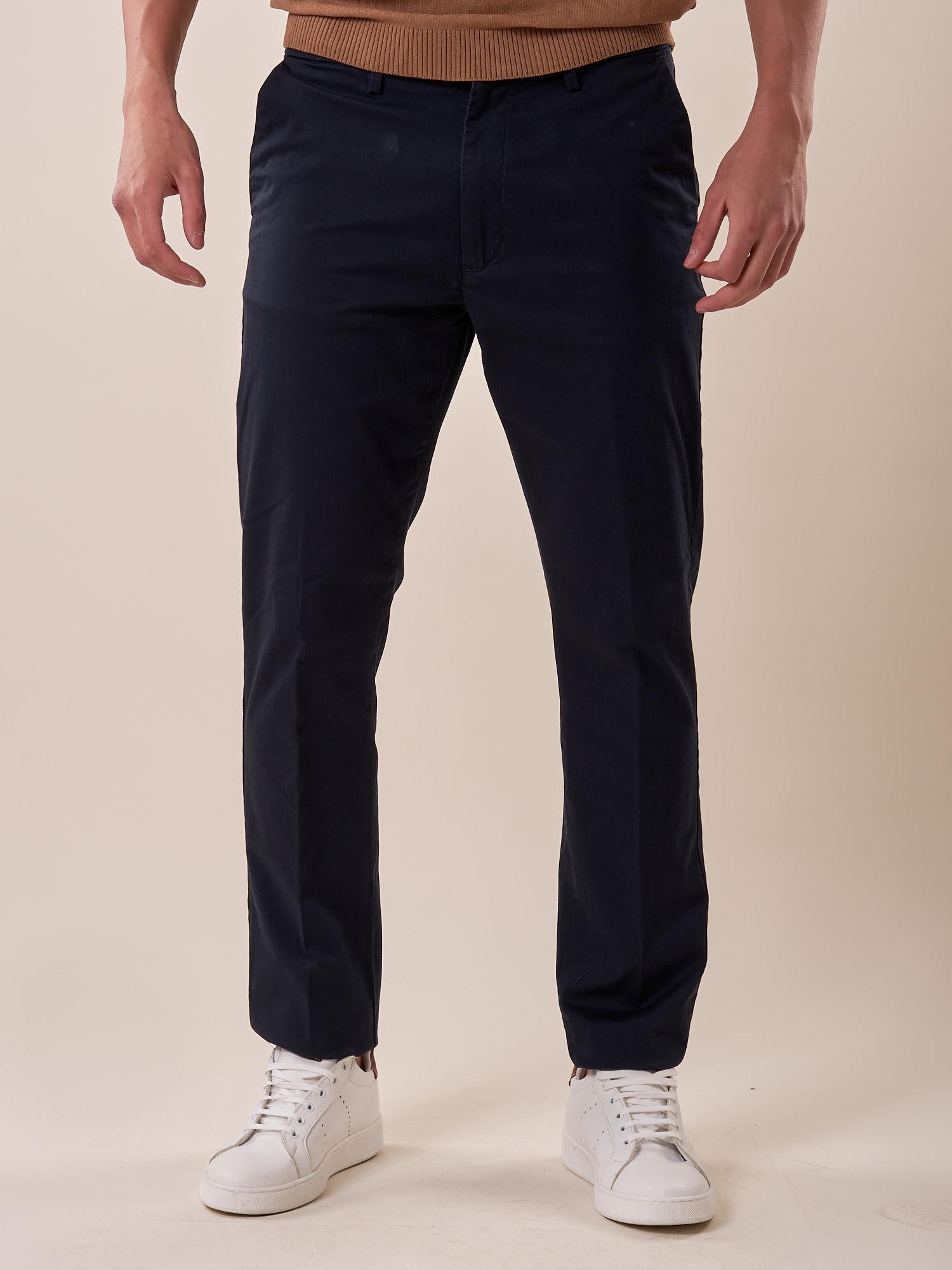 Pantalone tasca all'america cotone elasticizzato uomo. PSE1744H BLU HAMAKI-HO Uomo 